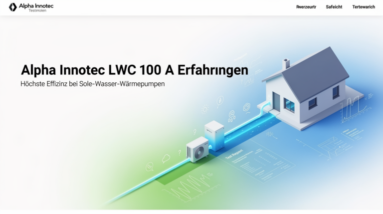 Alpha Innotec LWC 100 A Erfahrungen: Höchste Effizienz bei Sole-Wasser-Wärmepumpen Alpha Innotec LWC 100 A Erfahrungen mit hoher Effizienz und einfacher Bedienung