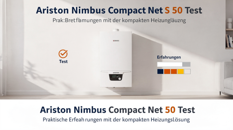 Ariston Nimbus Compact Net S 50 Test: Praktische Erfahrungen mit der kompakten Heizungslösung Ariston Nimbus Compact Net S 50 Test: kompakte Heizungslösung mit hoher Energieeffizienz