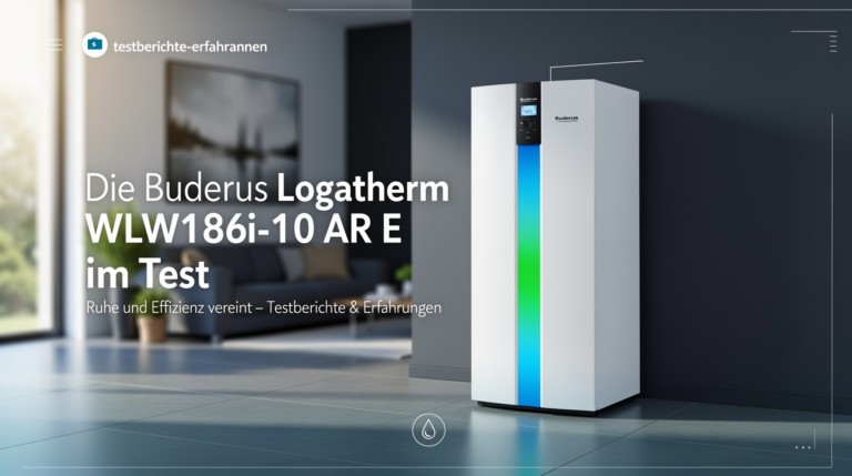 Buderus Logatherm WLW186i-10 AR E Test mit hoher Effizienz und geringer Geräuschentwicklung