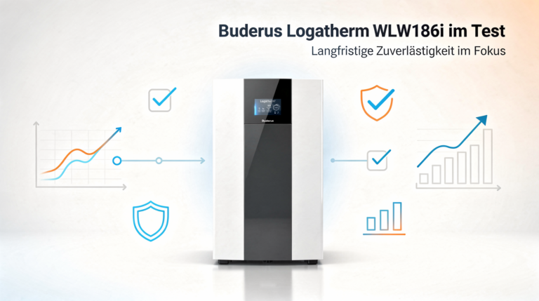 Buderus Logatherm WLW186i im Test: Langfristige Zuverlässigkeit bewertet Buderus Logatherm WLW186i Testbericht zur langfristigen Zuverlässigkeit und Energieeffizienz