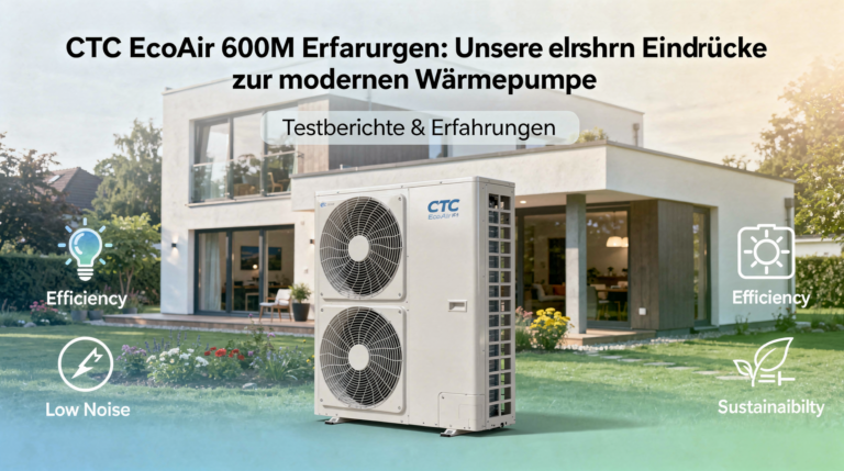 CTC EcoAir 600M Erfahrungen zu Design, Effizienz und Handhabung der Wärmepumpe