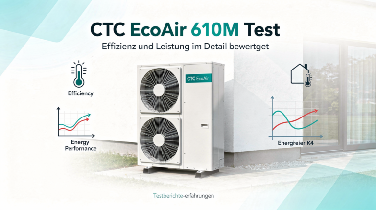 CTC EcoAir 610M Testbericht zur Effizienz und Leistung der Wärmepumpe