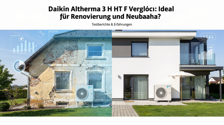 Daikin Altherma 3 H HT F Vergleich: Ideal für Renovierung und Neubau? Daikin Altherma 3 H HT F Vergleich für Neubauten und Renovierungen optimal geeignet