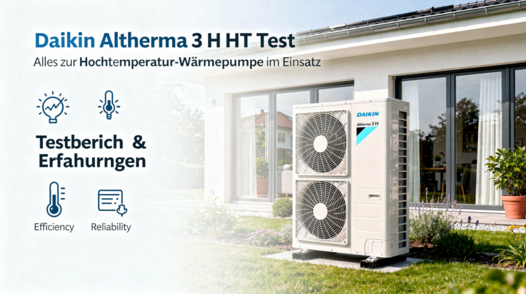 Daikin Altherma 3 H HT Test zur Hochtemperatur-Wärmepumpe im Einsatz
