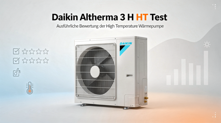 Daikin Altherma 3 H HT Test: Ausführliche Bewertung der High Temperature Wärmepumpe Daikin Altherma 3 H HT Test: leistungsstarke High Temperature Wärmepumpe für Bestandsbauten
