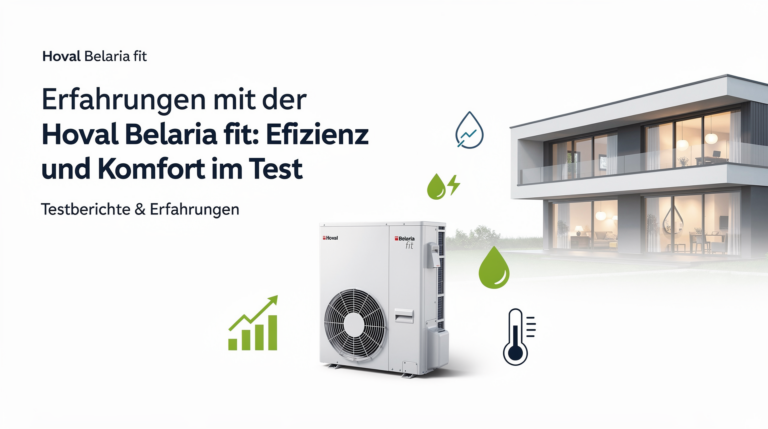 Erfahrungen mit der Hoval Belaria fit: Effizienz und Komfort im Test Hoval Belaria fit Test: Effizienz und Komfort einer innovativen Wärmepumpe erleben