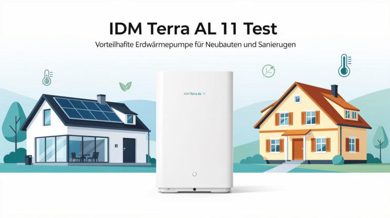 IDM Terra AL 11 Test der effizienten Erdwärmepumpe für Neubauten und Sanierungen