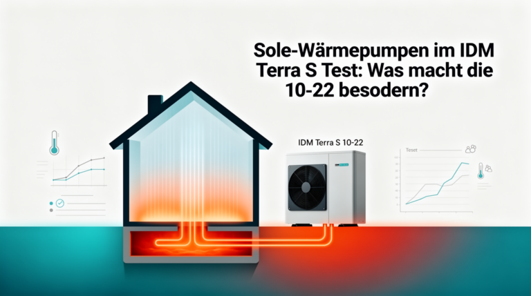 Sole-Wärmepumpe IDM Terra S 10-22 im Testbericht zur hohen Effizienz und flexiblen Montage