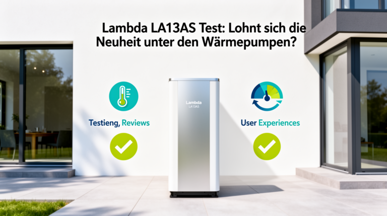 Lambda LA13AS Test: Lohnt sich die Neuheit unter den Wärmepumpen? Lambda LA13AS Testbericht zur Effizienz und Leistung der Wärmepumpe