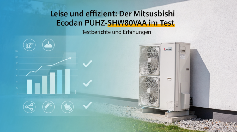Mitsubishi Ecodan PUHZ-SHW80VAA Test: Leise und effiziente Wärmepumpe im Vergleich