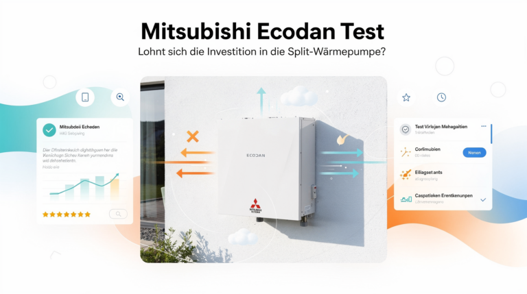 Mitsubishi Ecodan Test: Effiziente Split-Wärmepumpe für moderne Heizlösungen