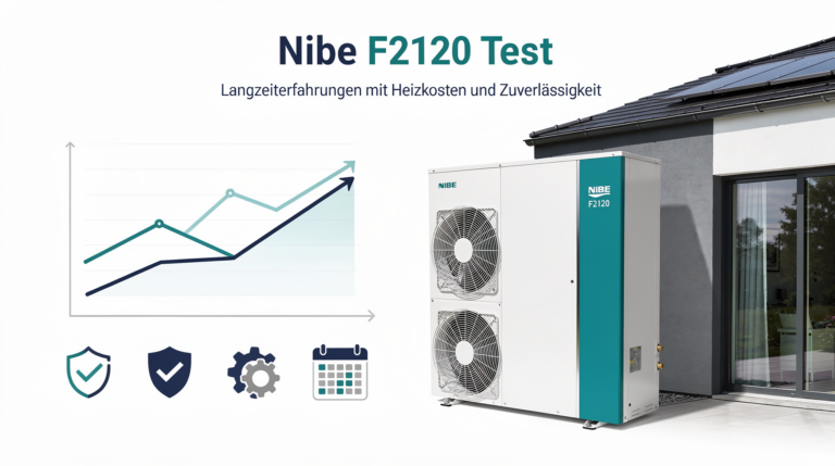 Nibe F2120 Test: Langzeiterfahrungen mit Heizkosten und Zuverlässigkeit Nibe F2120 Testbericht: Erfahrungen zu Heizkosten und Zuverlässigkeit der Wärmepumpe