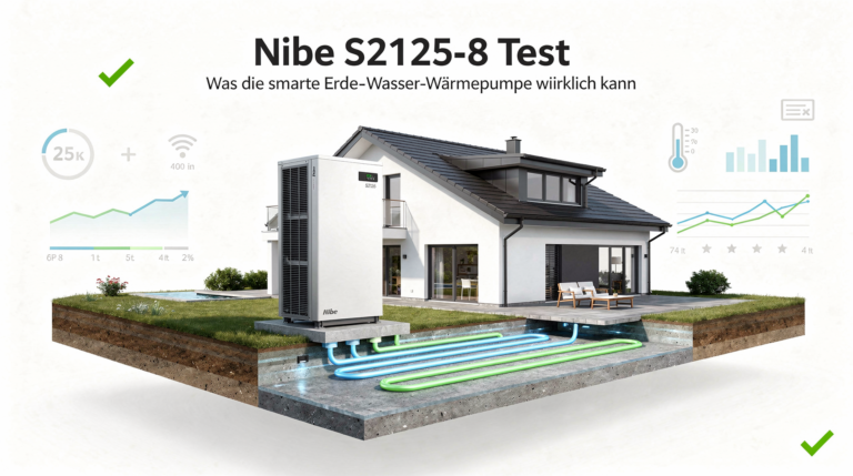 Nibe S2125-8 Test: Was die smarte Erde-Wasser-Wärmepumpe wirklich kann Illustration zum Thema Nibe S2125-8 Test
