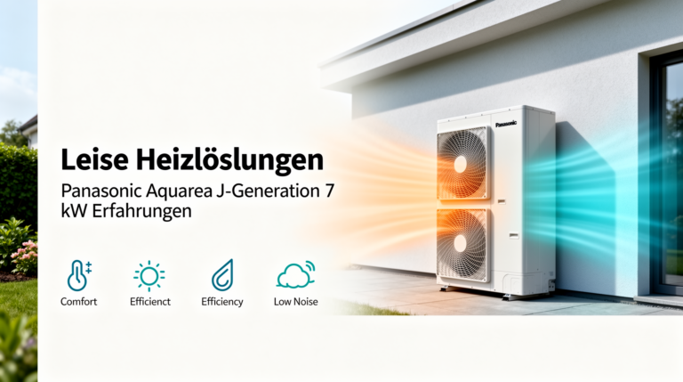Leise Heizlösungen: Panasonic Aquarea J-Generation 7 kW Erfahrungen Panasonic Aquarea J-Generation 7 kW Erfahrungen zu leisen Heizlösungen