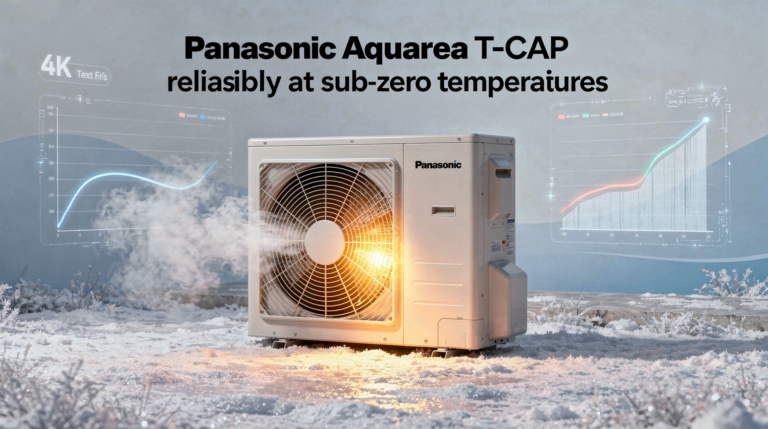Panasonic Aquarea T-CAP Testbericht zur Heizleistung bei Minusgraden