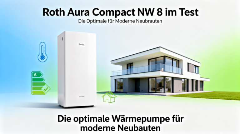 Roth Aura Compact NW 8 Test: effiziente Wärmepumpe für moderne Neubauten