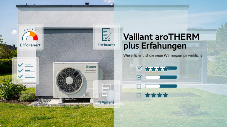 Vaillant aroTHERM plus Erfahrungen mit hoher Effizienz und leisen Betrieb der Wärmepumpe