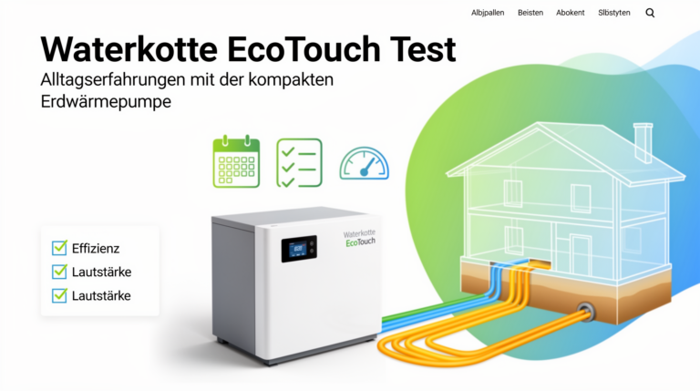 Waterkotte EcoTouch Test: Erfahrungen mit der kompakten Erdwärmepumpe im Alltag