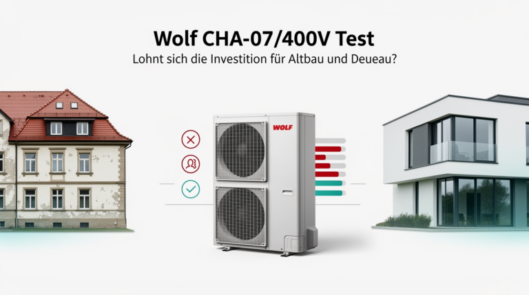 Wolf CHA-07/400V Test für Alt- und Neubauten mit Vor- und Nachteilen