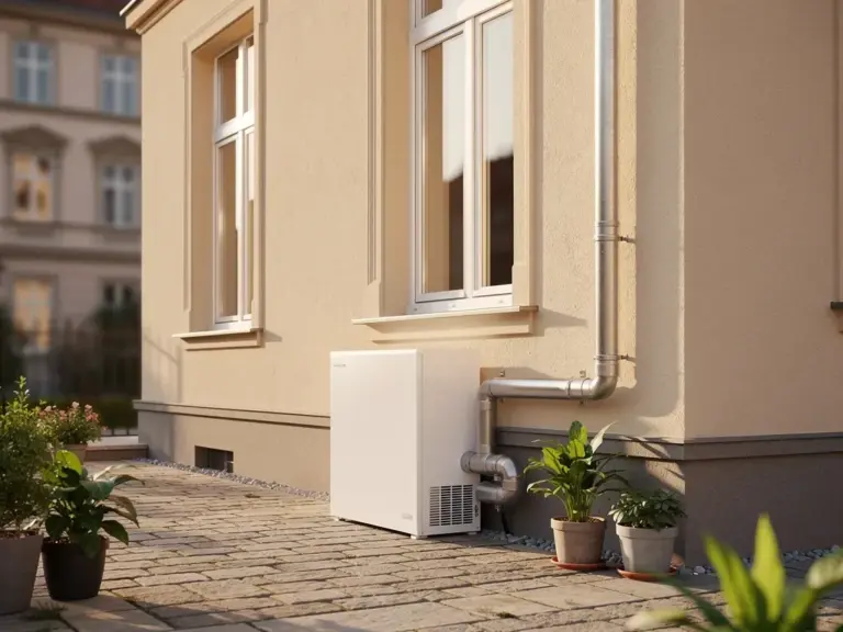 Hybrid-Wärmepumpe als optimale Ergänzung für Altbauten mit Gas- oder Stromanschluss Moderne Hybrid Wärmepumpe als effiziente Heizlösung für Altbauten mit Gasanschluss