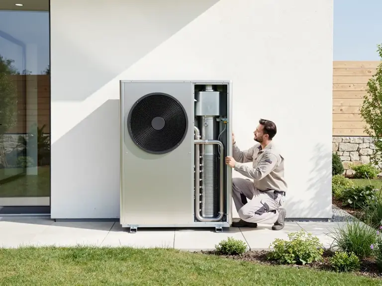 Wie die Lambda Wärmepumpe durch Innovation hohe Effizienz erzielt Lambda Wärmepumpe innovative Luft-Wasser-Technologie mit hoher Energieeffizienz und modularer Bauweise