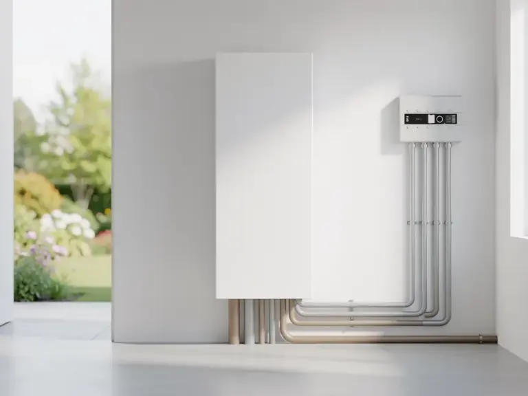 Viessmann Vitocal 300-G Sole-Wasser-Wärmepumpe im Einsatz im modernen Einfamilienhaus