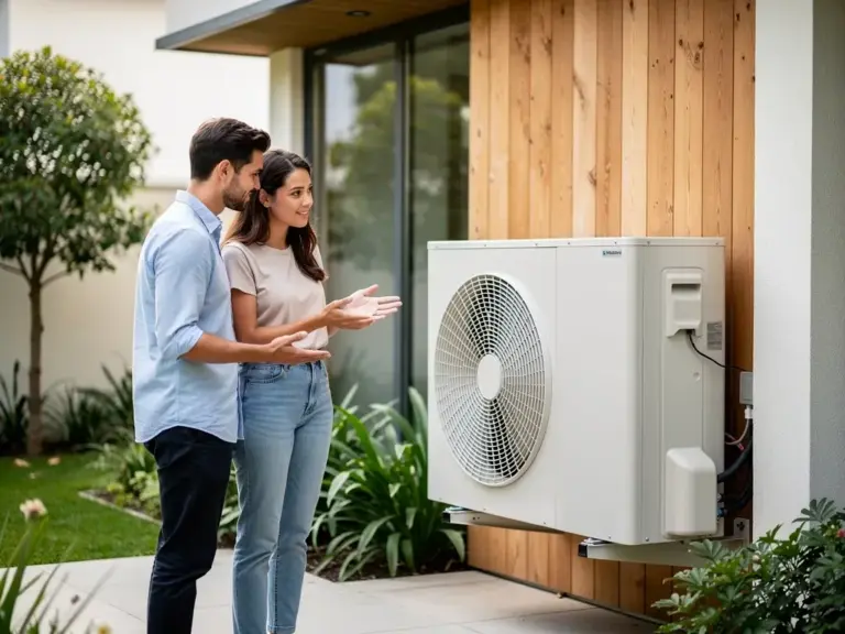 Wärmepumpe Auswahl Zuhause optimal treffen mit praxisnahen Kriterien Moderne Wärmepumpe im Eigenheim mit praxisnahen Auswahlkriterien und Effizienz