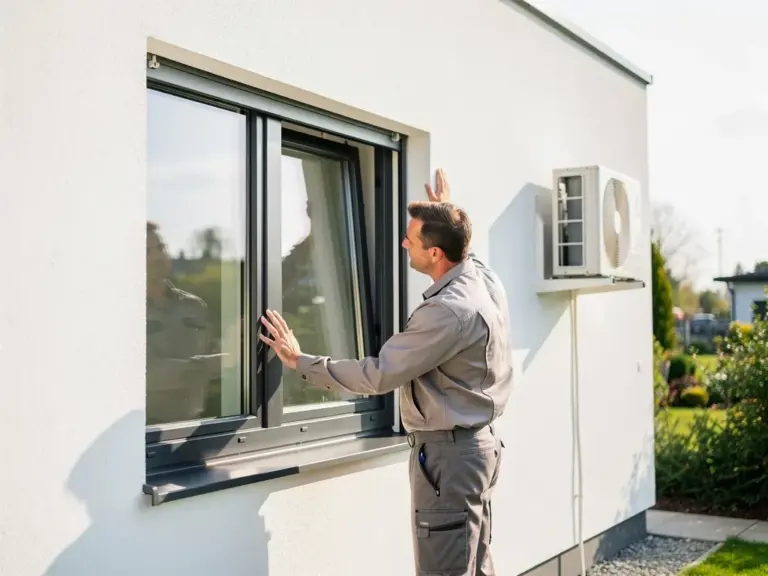 Wärmepumpe: So prüfen Sie die Eignung für Ihren Haushalt richtig Haus mit moderner Wärmepumpe und Fußbodenheizung zur Prüfung der Eignung