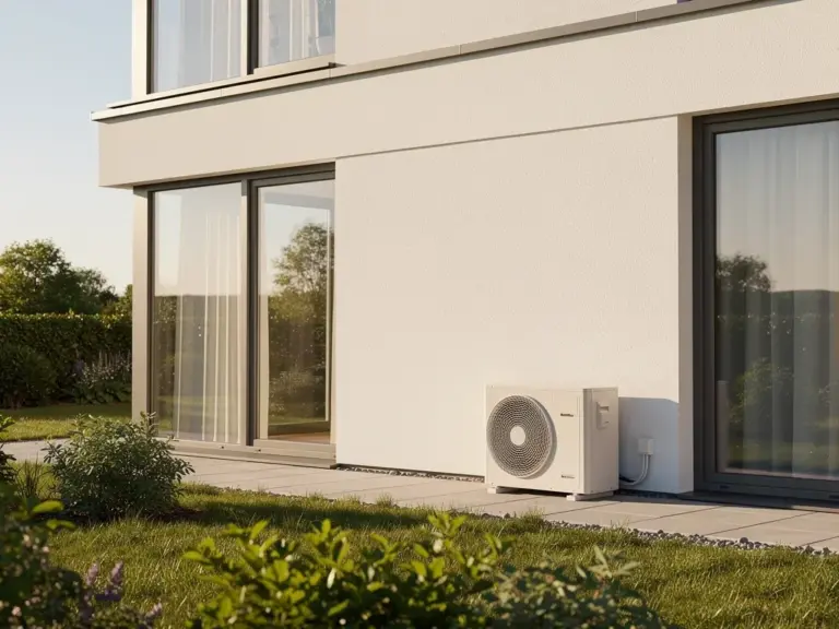 Wärmepumpe für Einfamilienhaus mit guter Dämmung und niedrigen Vorlauftemperaturen prüfen