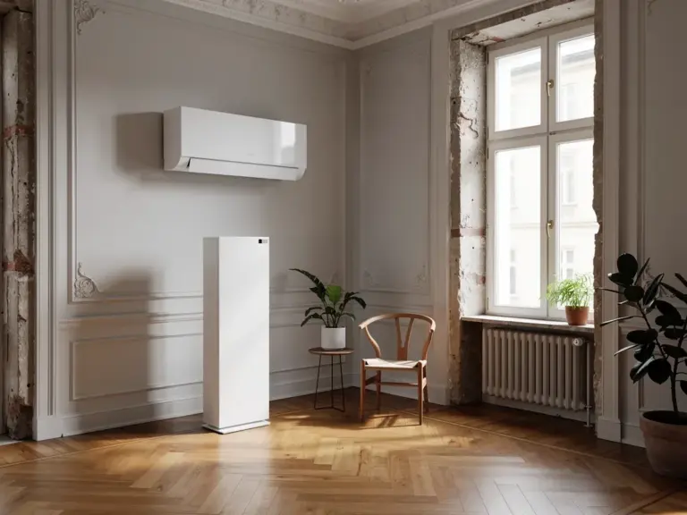 Nibe Wärmepumpe mit moderner App-Steuerung und Smart Home Integration für effiziente Heiztechnik