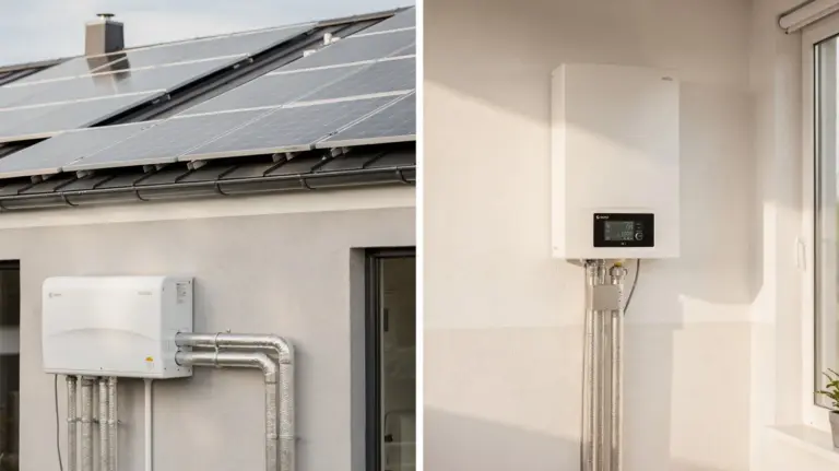 Solaranlage und Wärmepumpe: Mehr Eigenverbrauch im Alltag Photovoltaikanlage und Wärmepumpe am Haus: Eigenverbrauch für Heizung und Warmwasser